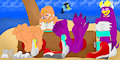 Life's A Beach! (And a pair of stocks) (C) by GlyGly