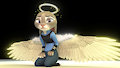 Sad Bunny Angel