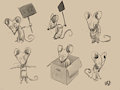 Doodles of Stoned Mouse