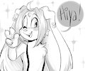"Hiya!" by Bunonii