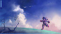 Chasing the moon by Anhes