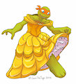 MIKEY IN A DRESS! by JazzTheTiger