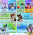 Furry IDs Oct 2016 by WinterSnoWolf