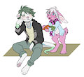 "You can have my carrot Mr. Jess" by snowflakeyukimura