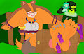 Sticks' Ticklish Dilemma by GlyGly