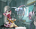 Invader Zim Mace and Whip Collaboration