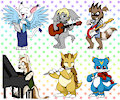 Charity stickers 08
