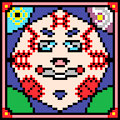 Day and Night lion Pixel by ThistleBloodmoon