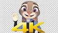 Judy Waving 4K