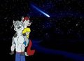 Ferro and his Zensei Master (me).