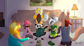 games at a slumber party by Amaterasu by dilbertdog