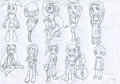 Practice cartoon-manga style by Otakon
