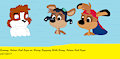 Furry Dipping With Samy, Nelson And Napo