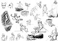 Red Panthress Rough Sketches by Last69Skullz