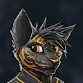 tiger boy sketchy portrait thing
