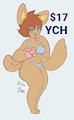 YCH Paw Lick by AnkokuFlare