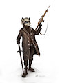 Raccoon in the cloak by Noxor