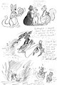 Various sketch commissions by Wontoon