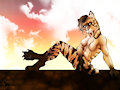 Smilodon Trade by FoxyenaArts