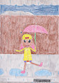 Rainy Sidewalk