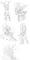 Ame and BB sketches