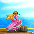 Princess Peach on the High Seas