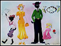 1930's Sheep Family
