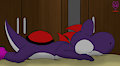 Lying on bed by TheVgBear