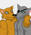 Wolve and Gallon Gift Art by Hushky