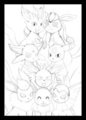 PKMN: Eeveelutions :Sketch: 