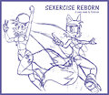 SEXERCISE REBORN - THE SKETCH BOOK - COVER