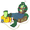 Jeb the Gator: Captured Bully by KnightRayjack