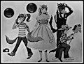 1950's Horse Family-Black And White