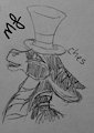 Ches Headshot w/ Mad Hatter Hat by BigBadWolf96