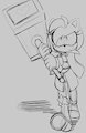 Sonic Sketches: Hunter Amy by Denizen1414