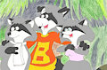 The Raccoons - Gift for joe by SkunkMantra