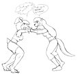 Mara and Lilly Tussle