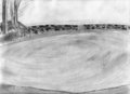 An artificially made pond