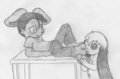 Garuru and yamikari by garuru