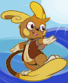 The surfing boy