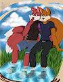 Waterside Affection (Commission)