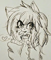 Cutie Neko- ( Art Gift by 00000000m3rp )