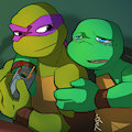 Geez, Mikey, how old are you? by AxlPrototype