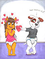 Gift to laufield happy valentine's day!