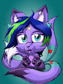 Chibi Avatar - Peakit for FoxyAmaltheaTwin by Wolfie66D