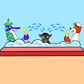 rub a dub dub three furs in a tub