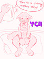Messy puppy YCH