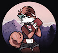 Hot Fudge Husky - With Background