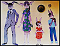 1960's Rabbit Family