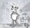 panda rain